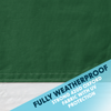 Dellonda Premium Side Walls/Doors/Windows for Gazebo/Marquee, Fits 2 x 2m Models - Dark Green