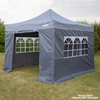 Dellonda Premium Side Walls/Doors/Windows for Gazebo/Marquee, Fits 2 x 2m Models - Grey