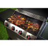 Dellonda 4 Burner Gas BBQ Grill with Piezo Ignition & Thermometer