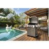 Dellonda 3 Burner Deluxe Gas BBQ Grill with Piezo Ignition & Thermometer - Stainless Steel