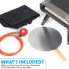 Dellonda Gas Pizza Oven with Water-Resistant Cover/Carry Bag & 12" Pizza Peel
