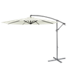 Dellonda Banana Parasol with Cover 3m - Cream
