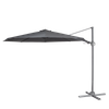 Dellonda Cantilever Parasol with 360° Rotation, Tilt & Cover 3m - Grey