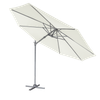 Dellonda Cantilever Parasol with 360° Rotation, Tilt & Cover 3m - Cream