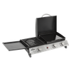 Dellonda 3 Burner Stainless Steel Portable Gas Plancha/Grill 8.5kW