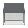 Dellonda Walk-In Galvanized Steel Chicken Run with Roof Cover & PVC Coated Chicken Wire