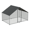 Dellonda Walk-In Galvanized Steel Chicken Run with Roof Cover & PVC Coated Chicken Wire