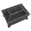 Dellonda 89cm Rectangular Outdoor Fire Pit, Antique Bronze Effect