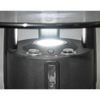 Dellonda Bistro Table with 1600W Heater, 95cm, Black/Stainless Steel