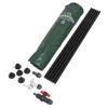 Dellonda Collapsible PVC Garden Water Butt with Zipped Lid & Drain Tap 100L