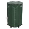 Dellonda Collapsible PVC Garden Water Butt with Zipped Lid & Drain Tap 250L