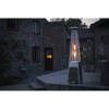 Dellonda 13kW Pyramid Gas Patio Heater 13kW Commercial/Garden Use - Stainless Steel