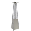 Dellonda 13kW Pyramid Gas Patio Heater 13kW Commercial/Garden Use - Stainless Steel