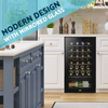 Baridi 28 Bottle Tabletop Wine Fridge & Cooler