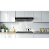 Baridi Visor Cooker Hood Extractor Fan 60cm - Black