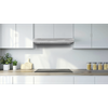 Baridi Visor Cooker Hood Extractor Fan 60cm - Stainless Steel