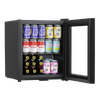 Baridi Mini Tabletop Beer & Drinks Fridge 50L Capacity - Black