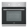 Baridi Integrated Fan-Assisted Electric Oven 60cm 55L Capacity - Black/Stainless Steel