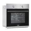 Baridi Integrated Fan-Assisted Electric Oven 60cm 55L Capacity - Black/Stainless Steel