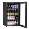 Baridi Wine, Beer & Drinks Fridge 85L Capacity - Black
