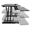 Dellonda 71cm Adjustable-Height Standing Desk Riser 15kg Capacity