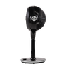 Baridi Pedestal Fan with Remote Control 10" - Black