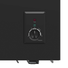 Baridi Freestanding Chest Freezer 99L Capacity - Black