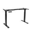 Dellonda Dual Motor Ultra-Quiet Desk Frame with Digital Controls 100kg Capacity - Black