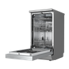 Baridi Slimline Freestanding Dishwasher 45cm Wide 10 Place Settings - Silver