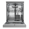 Baridi Regular Sized Freestanding Dishwasher 60cm Wide 14 Place Settings - Silver
