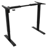 Dellonda Single Motor Ultra-Quiet Adjustable-Height Desk Frame 70kg Capacity - Black