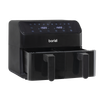 Baridi Dual Zone Air Fryer 8L with 8-in-1 Functions Touch Controls, Easy-Clean, Black - DH172