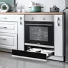 Baridi Integrated Warming Drawer 60cm - Black/Stainless Steel