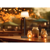 Dellonda Rechargeable Table Lamp for Home Office Restaurant RGB Colours