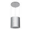Baridi Round Island Cooker Hood 35cm - Stainless Steel