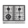 Baridi Gas Hob with 4 Cooking Zones 60cm - Stainless Steel