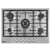 Baridi Gas Hob with 5 Cooking Zones 70cm - Stainless Steel