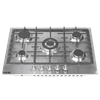 Baridi Gas Hob with 5 Cooking Zones 70cm - Stainless Steel