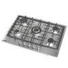 Baridi Gas Hob with 5 Cooking Zones 70cm - Stainless Steel