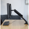 Dellonda Adjustable Single Monitor Arm with 360° Rotation - Black