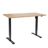 Dellonda Single Motor Ultra-Quiet Adjustable-Height Electric Sit/Stand Desk - Oak Desktop