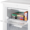 Baridi 55cm Undercounter Freezer with Adjustable Thermostat 85L - White