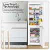 Baridi 70/30 Low Frost Fridge Freezer 157L Capacity - White