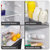 Baridi 47cm 70/30 Fridge Freezer, 157L Capacity Low Frost