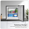 Baridi Mini Tabletop Fridge/Freezer, 31L Capacity - Black