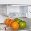 Baridi Tabletop Fridge with Ice Box, 46L Capacity, Adjustable Thermostat - White