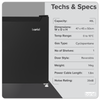 Baridi Tabletop Fridge with Ice Box, 46L Capacity