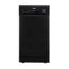 Baridi Slimline Freestanding Dishwasher 45cm Wide 10 Place Settings - Black