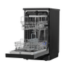 Baridi Slimline Freestanding Dishwasher 45cm Wide 10 Place Settings - Black
