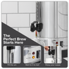 Baridi Hot Water Boiler/Tea Urn 10L Capacity, Stainless Steel